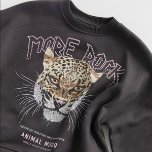ZARA - (RARE) Appliquéd Tiger Sweatshirt - Gender Neutral